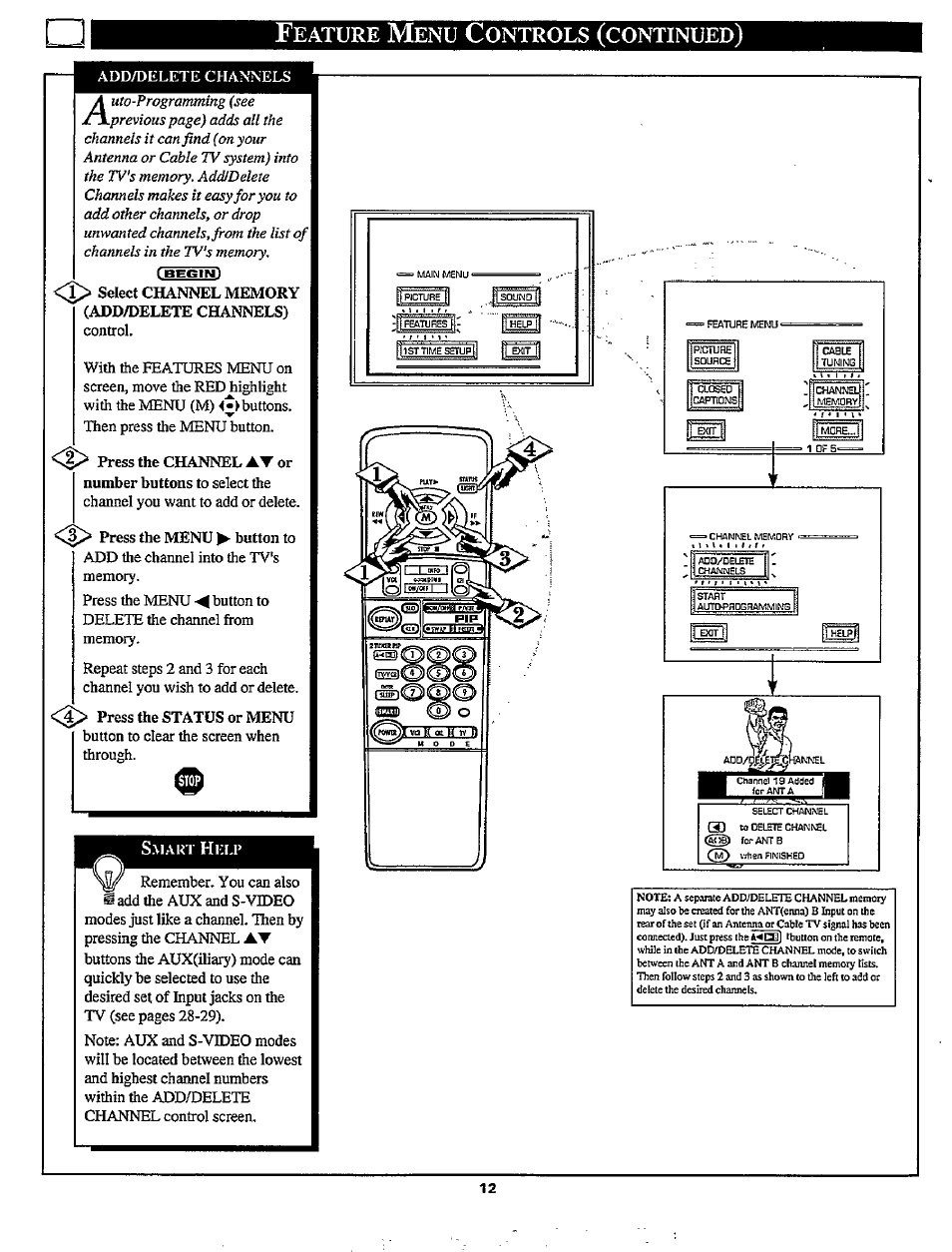 Eature, Ontrols, Continued | Philips MX3297B User Manual | Page 12 / 56