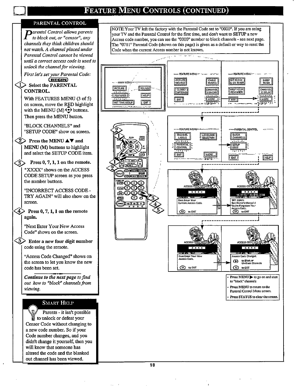 Eature, Ontrols, Continued | Philips MX3297B User Manual | Page 18 / 56