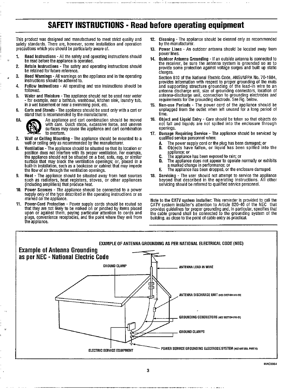 Philips MX3297B User Manual | Page 3 / 56