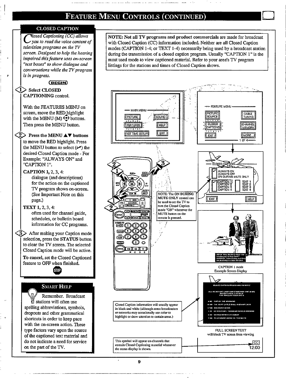 Eature, Ontrols, Continued | Philips MX3297B User Manual | Page 9 / 56