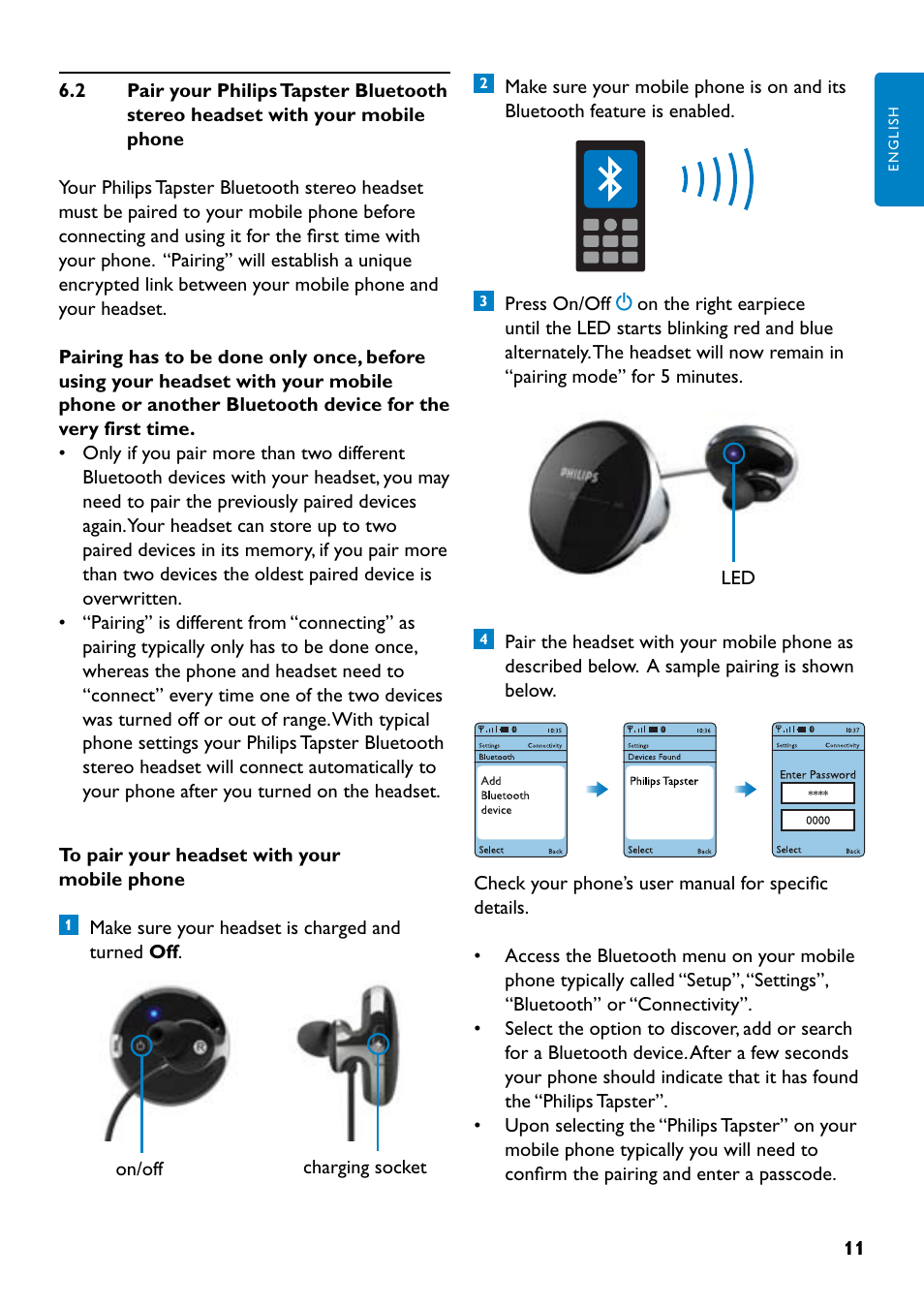 Philips SHB7110-37 User Manual | Page 11 / 21