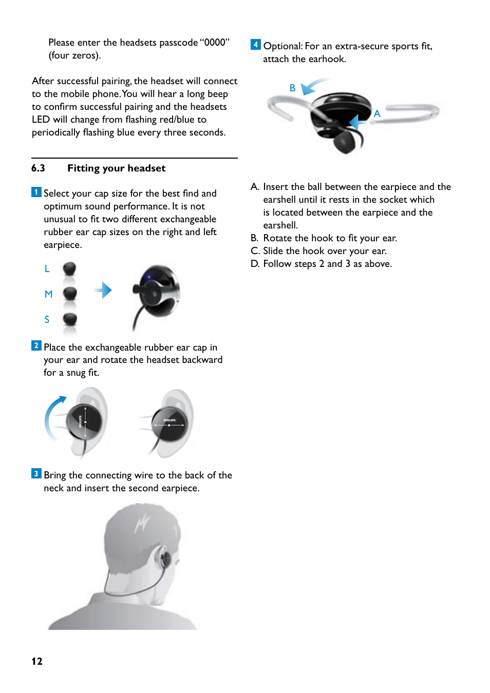 Philips SHB7110-37 User Manual | Page 12 / 21