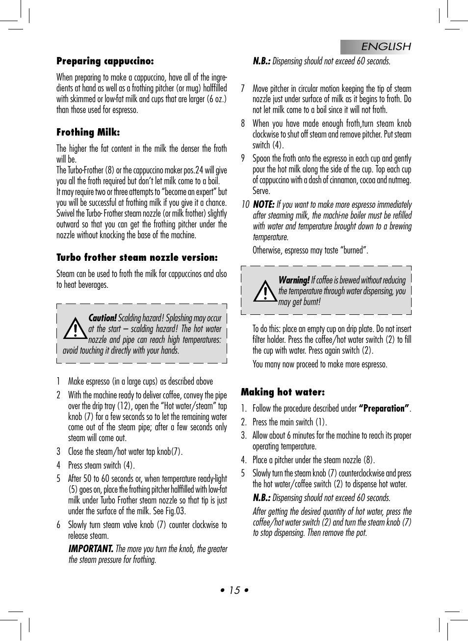 Philips GAGGIA NEW ES06 COLOR RED User Manual | Page 18 / 76