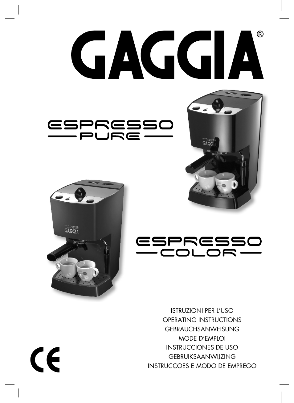 Philips GAGGIA NEW ES06 COLOR RED User Manual | Page 2 / 76