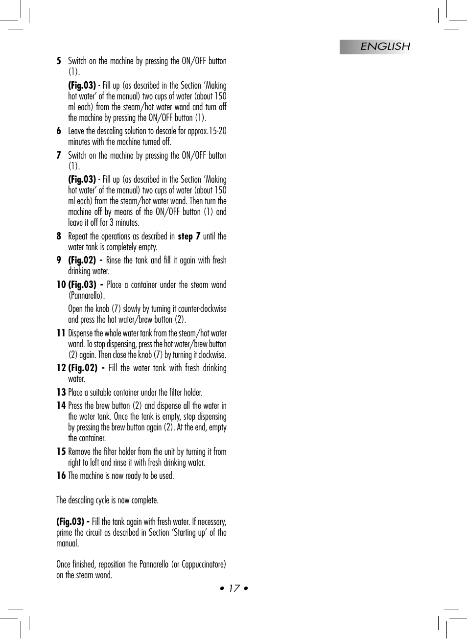 Philips GAGGIA NEW ES06 COLOR RED User Manual | Page 20 / 76