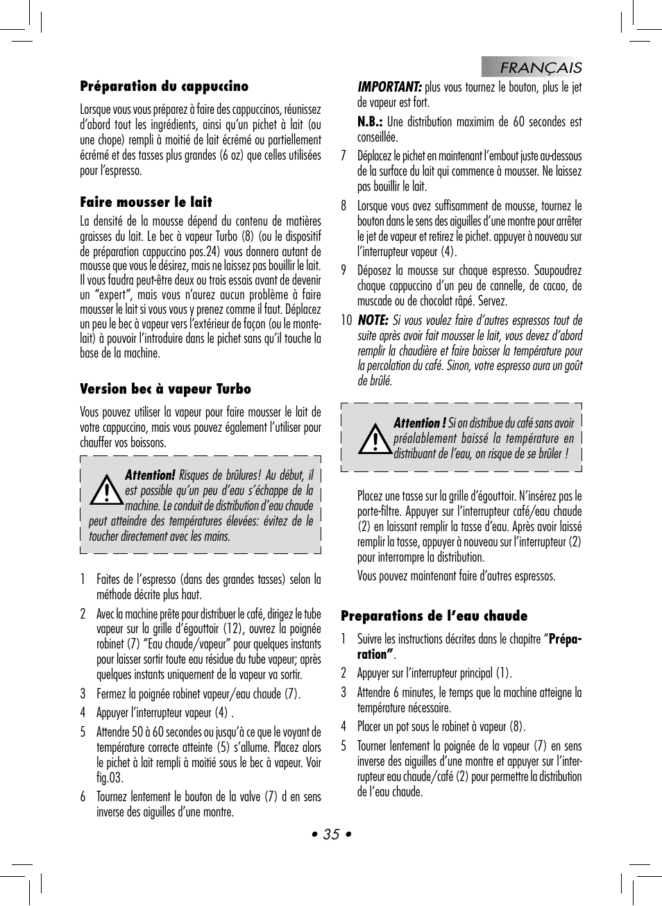 Philips GAGGIA NEW ES06 COLOR RED User Manual | Page 38 / 76