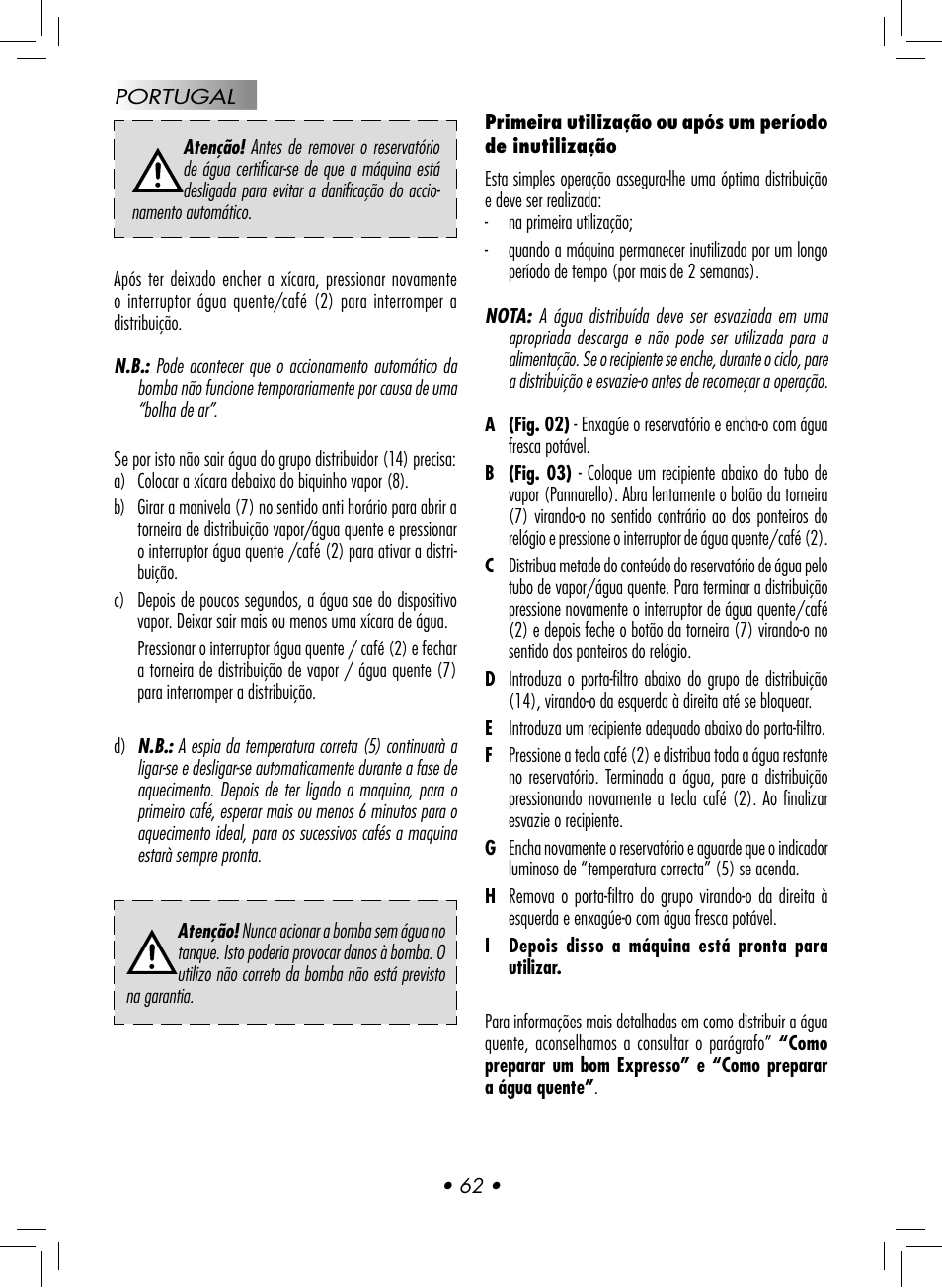 Philips GAGGIA NEW ES06 COLOR RED User Manual | Page 65 / 76