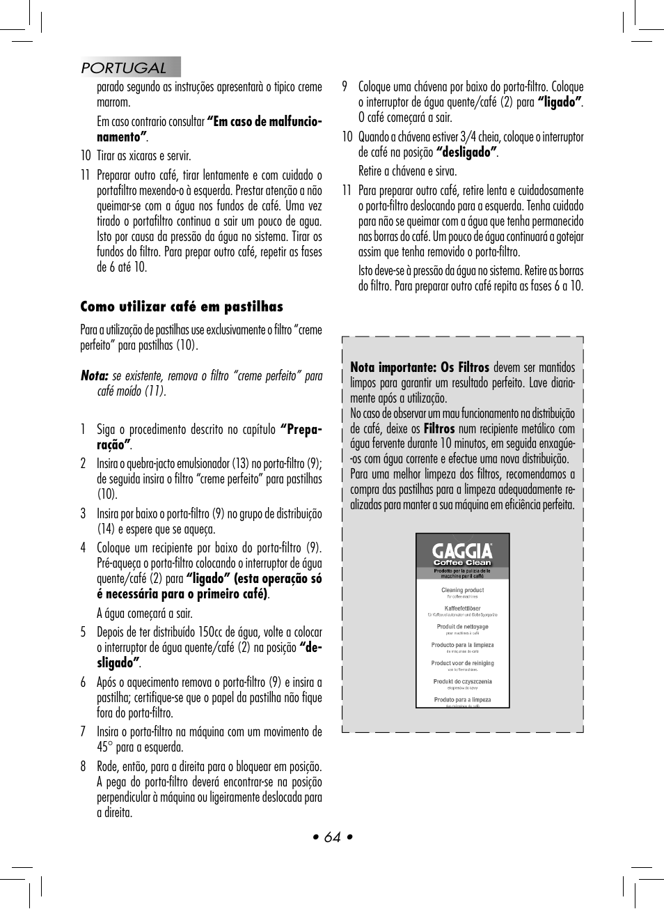 Philips GAGGIA NEW ES06 COLOR RED User Manual | Page 67 / 76