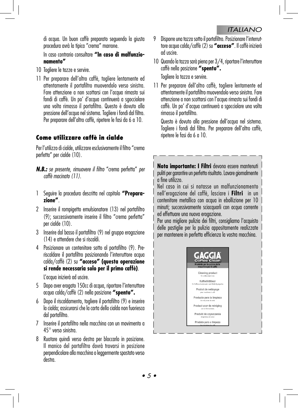 Philips GAGGIA NEW ES06 COLOR RED User Manual | Page 8 / 76
