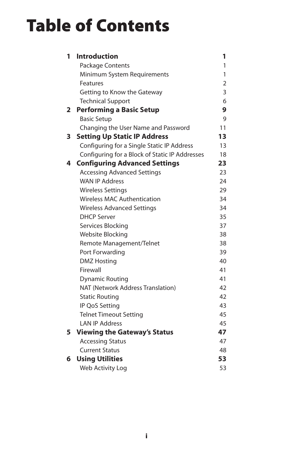 Actiontec electronic Wireless DSL Gateway GT704WG-QW04 User Manual | Page 2 / 97