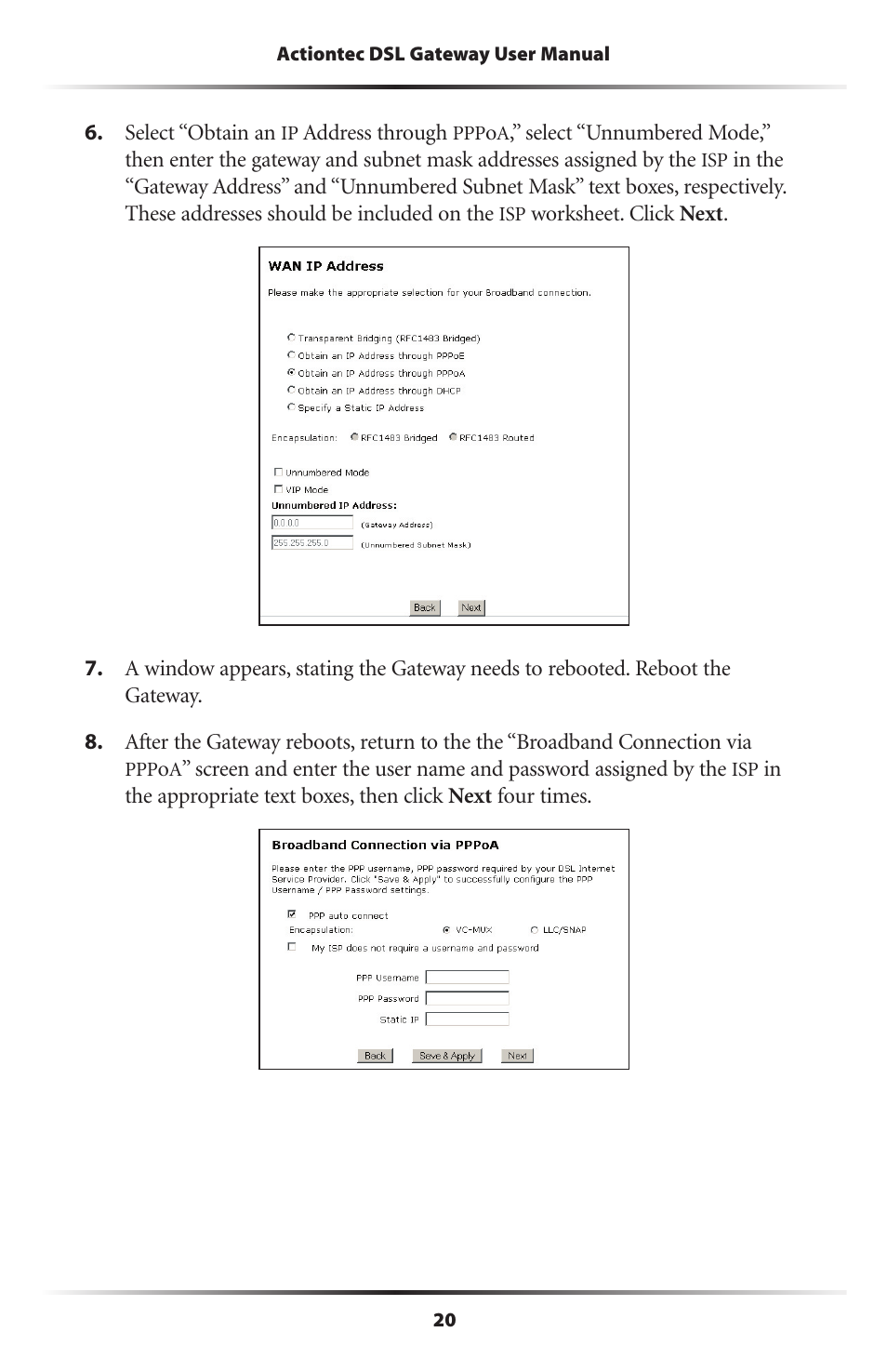 Actiontec electronic Wireless DSL Gateway GT704WG-QW04 User Manual | Page 23 / 97