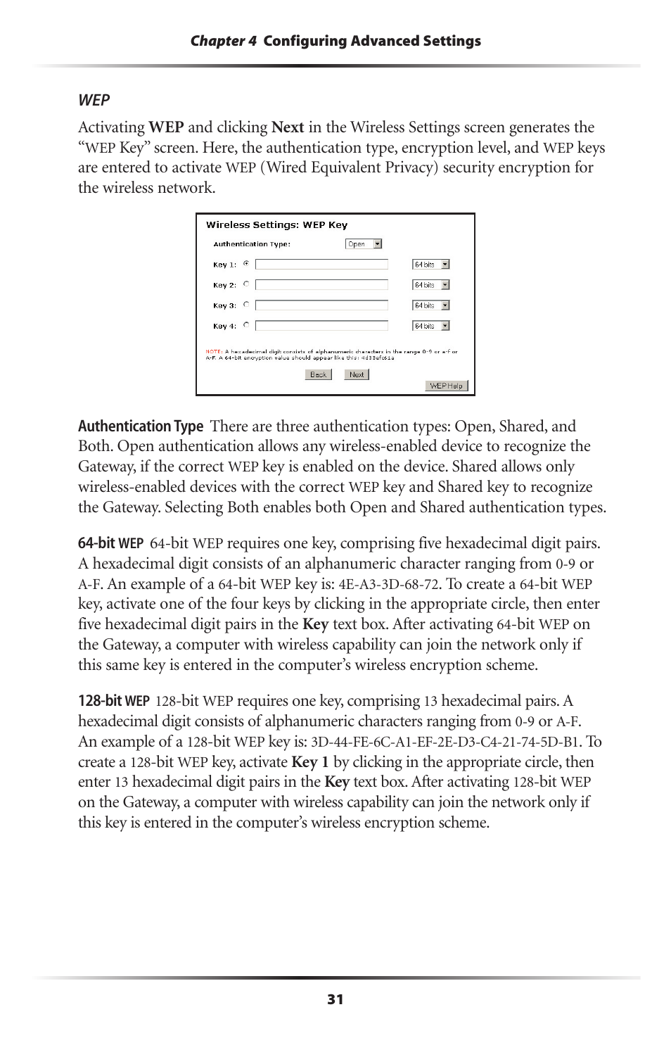 Actiontec electronic Wireless DSL Gateway GT704WG-QW04 User Manual | Page 34 / 97