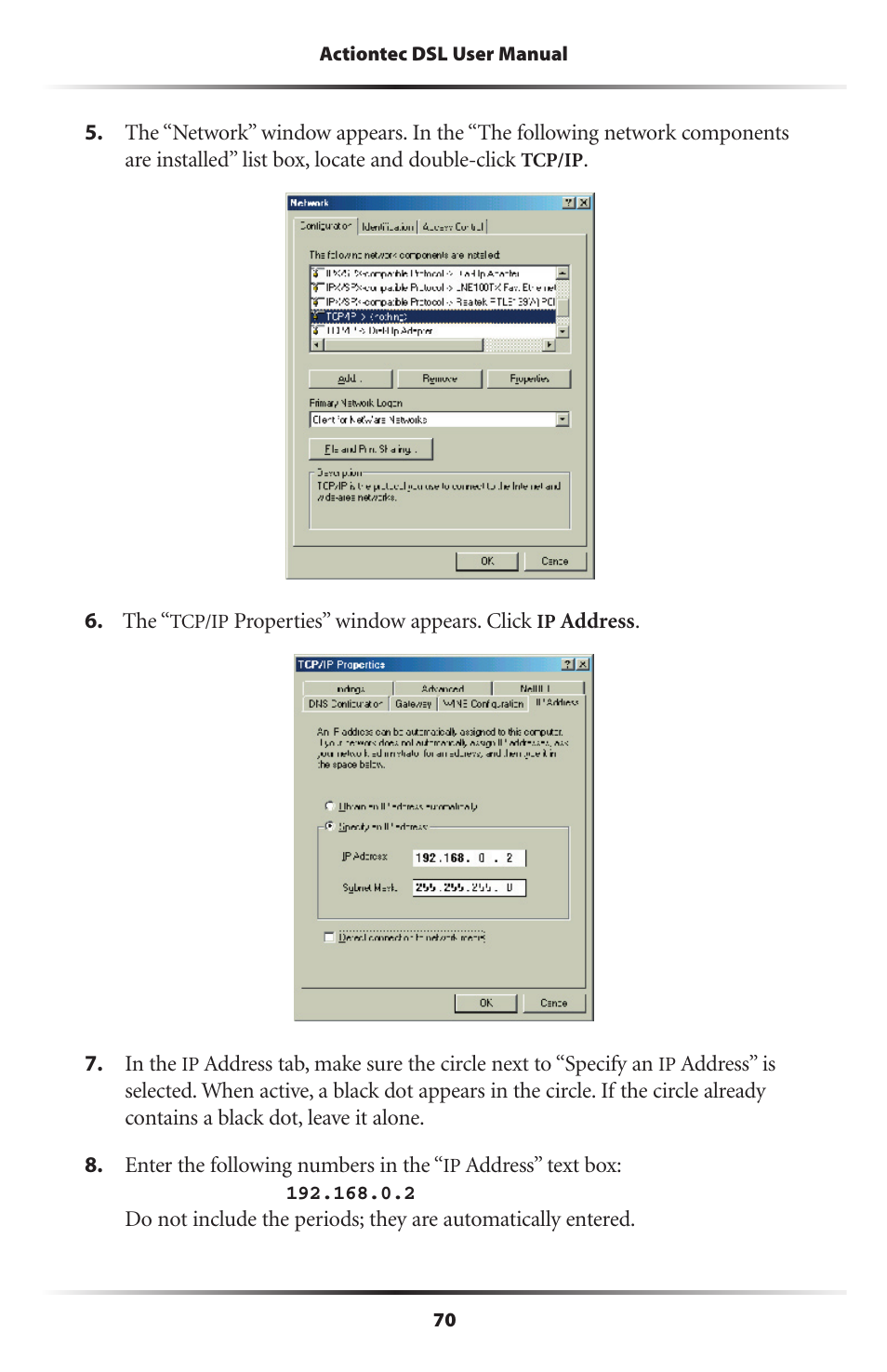 Actiontec electronic Wireless DSL Gateway GT704WG-QW04 User Manual | Page 73 / 97