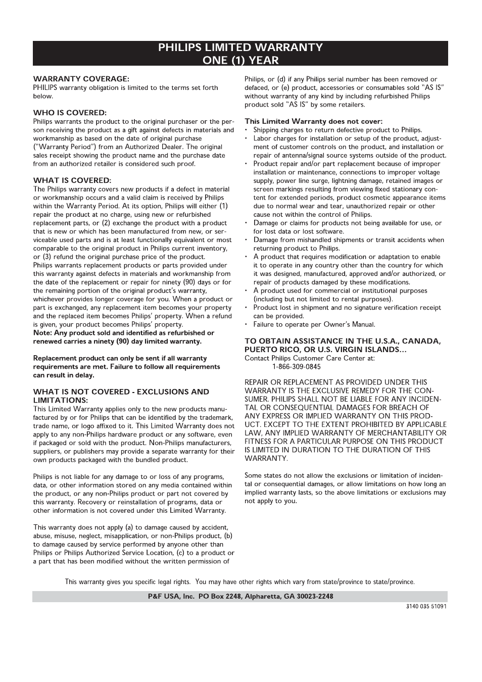 Philips AD7000W-37 User Manual | Page 4 / 28