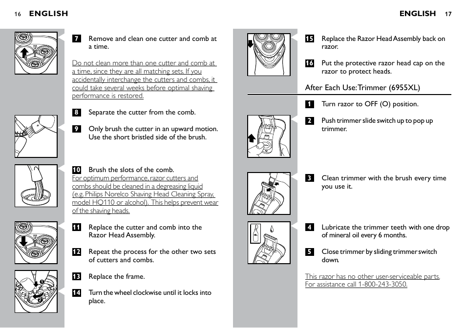 Philips 6955XL-18 User Manual | Page 9 / 11