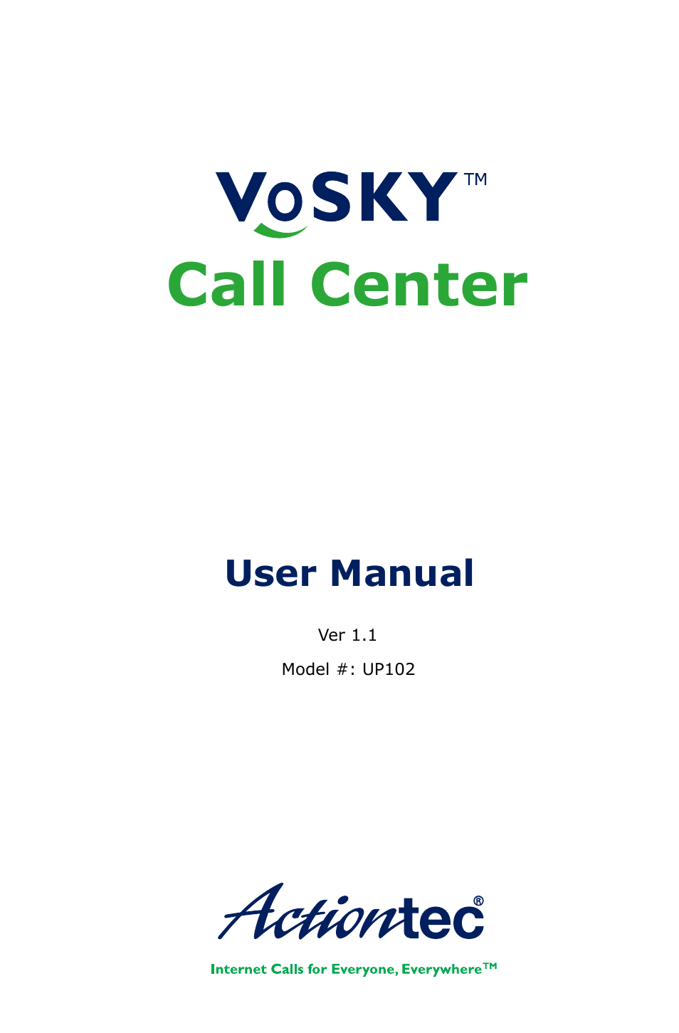 Actiontec electronic UP102 User Manual | 55 pages