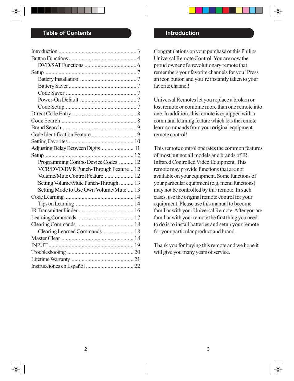 Philips SRU4105WM-17 User Manual | Page 2 / 23