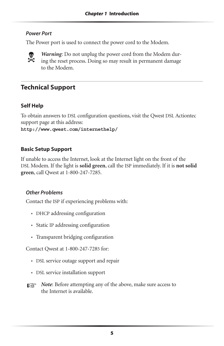Technical support | Actiontec electronic GT701R User Manual | Page 10 / 113