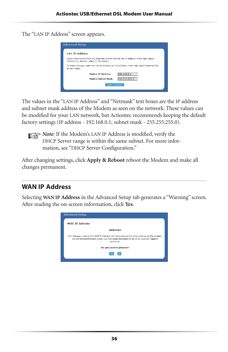 Wan ip address | Actiontec electronic GT701R User Manual | Page 41 / 113