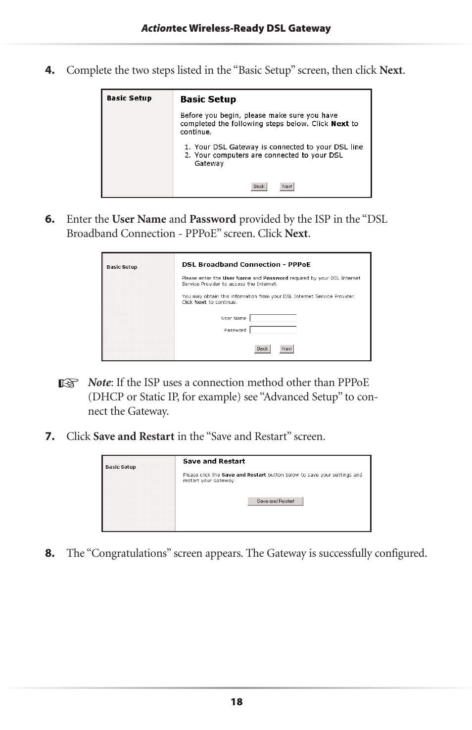 Actiontec electronic Wireless-Ready User Manual | Page 21 / 69
