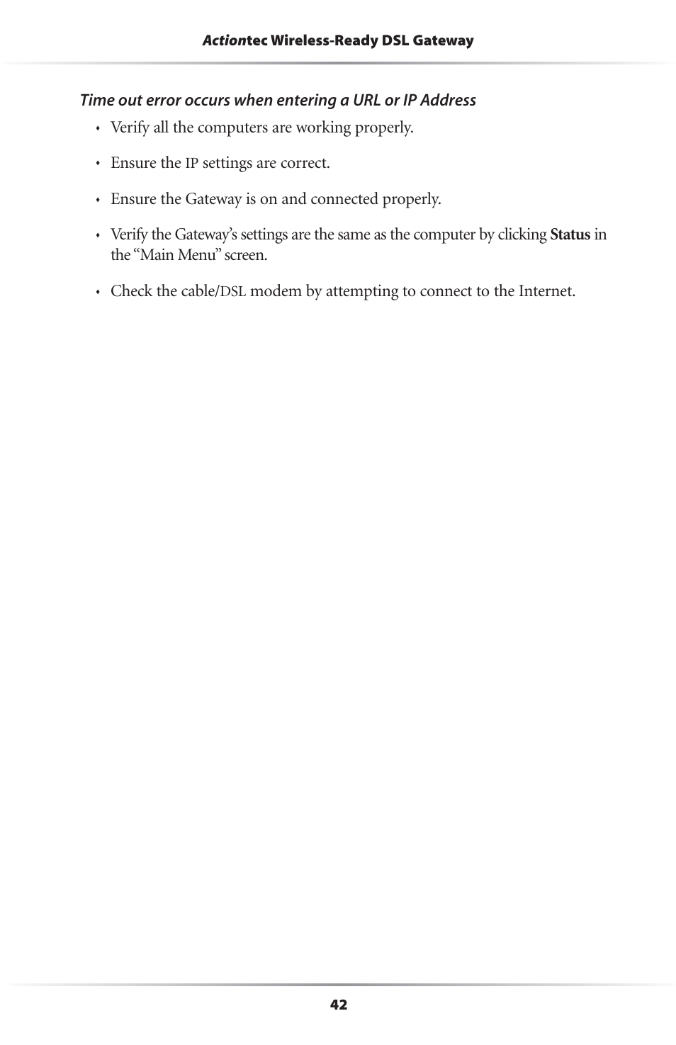 Actiontec electronic Wireless-Ready User Manual | Page 45 / 69