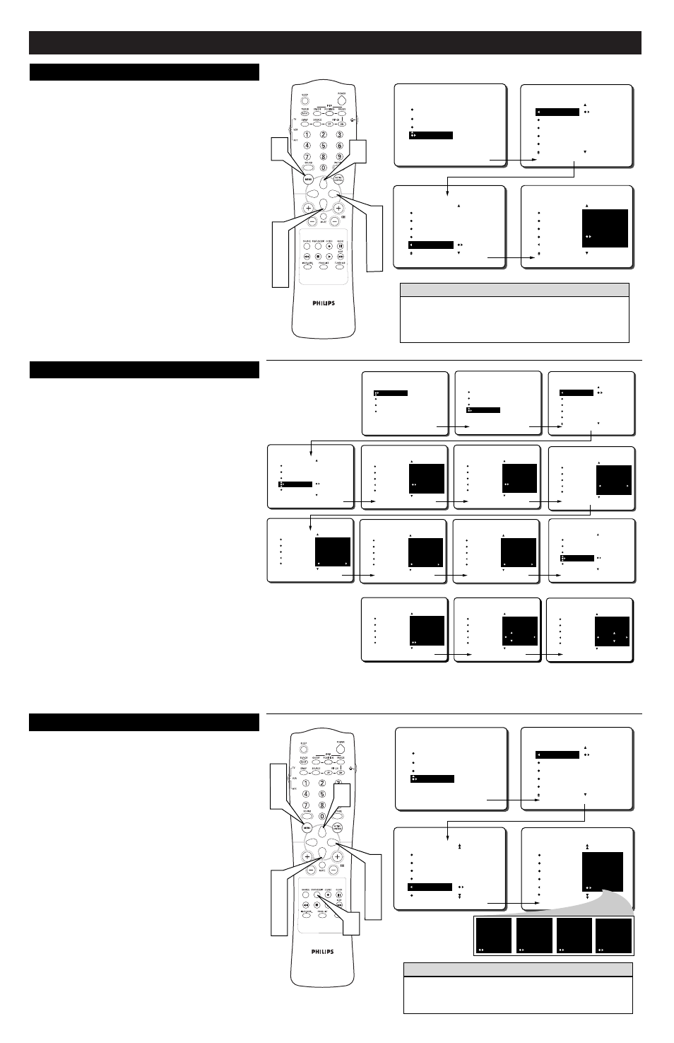 Ow to, Se the, Nstall ation | Eatures | Philips 36RF82S User Manual | Page 4 / 4