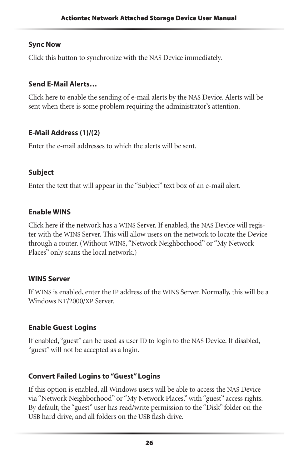 Actiontec electronic NS100-160 User Manual | Page 29 / 59