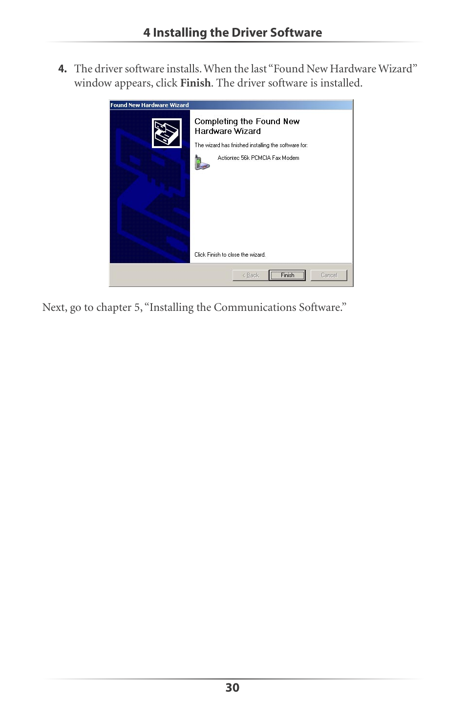 Actiontec electronic DataLink V.90 PC Card Fax Modem PCMCIA User Manual | Page 33 / 43
