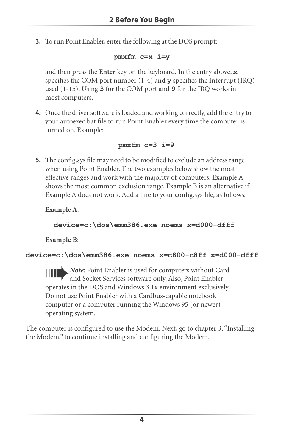 Actiontec electronic DataLink V.90 PC Card Fax Modem PCMCIA User Manual | Page 7 / 43