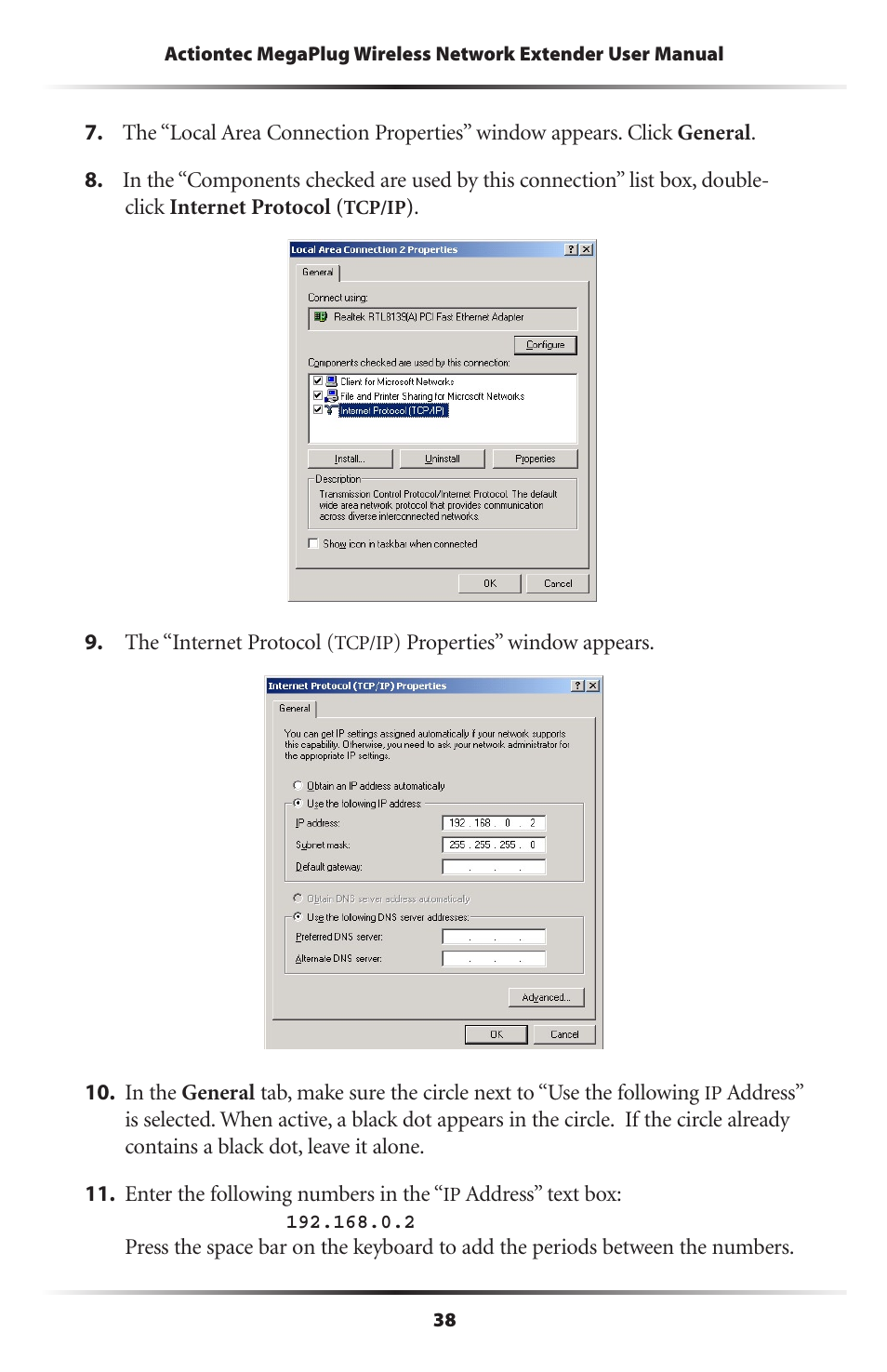 Actiontec electronic MEGAPLUG HPAP108T User Manual | Page 41 / 67