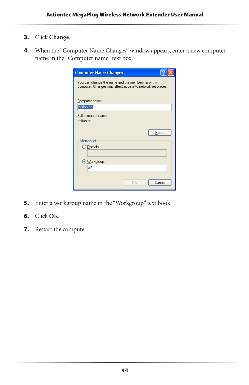 Actiontec electronic MEGAPLUG HPAP108T User Manual | Page 47 / 67