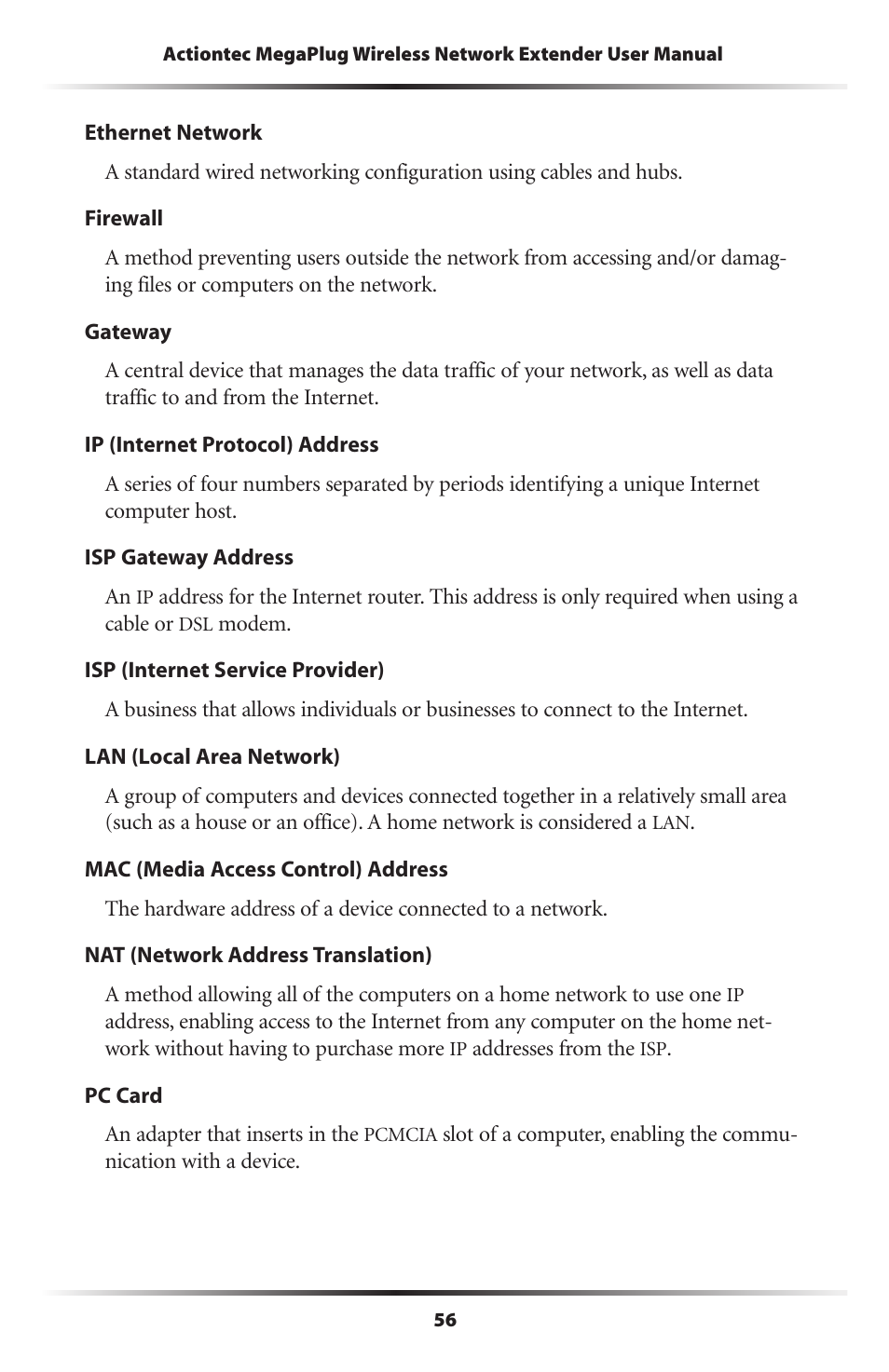 Actiontec electronic MEGAPLUG HPAP108T User Manual | Page 59 / 67