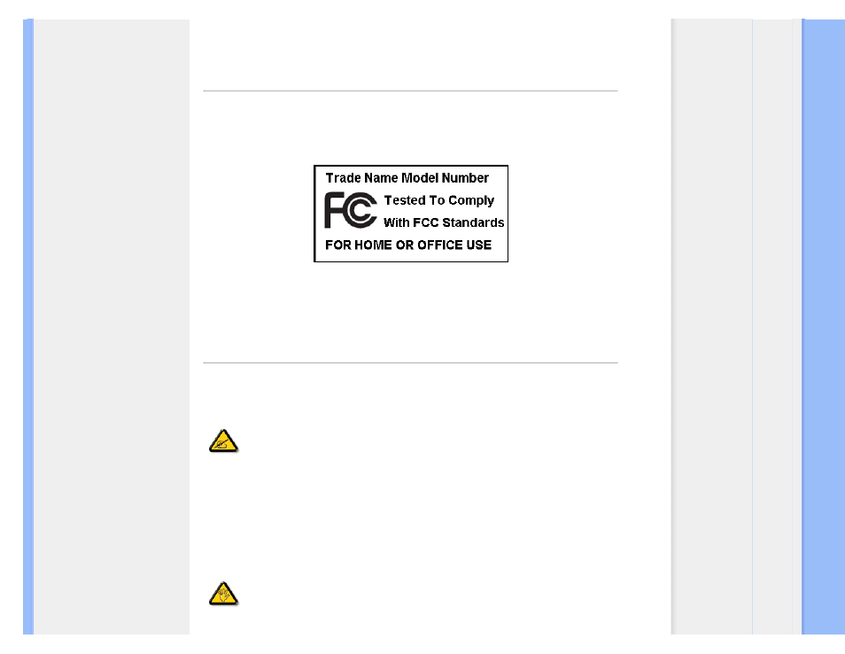 Commission federale de la, Communication (fcc declaration) | Philips 19B1AB-00 User Manual | Page 16 / 95