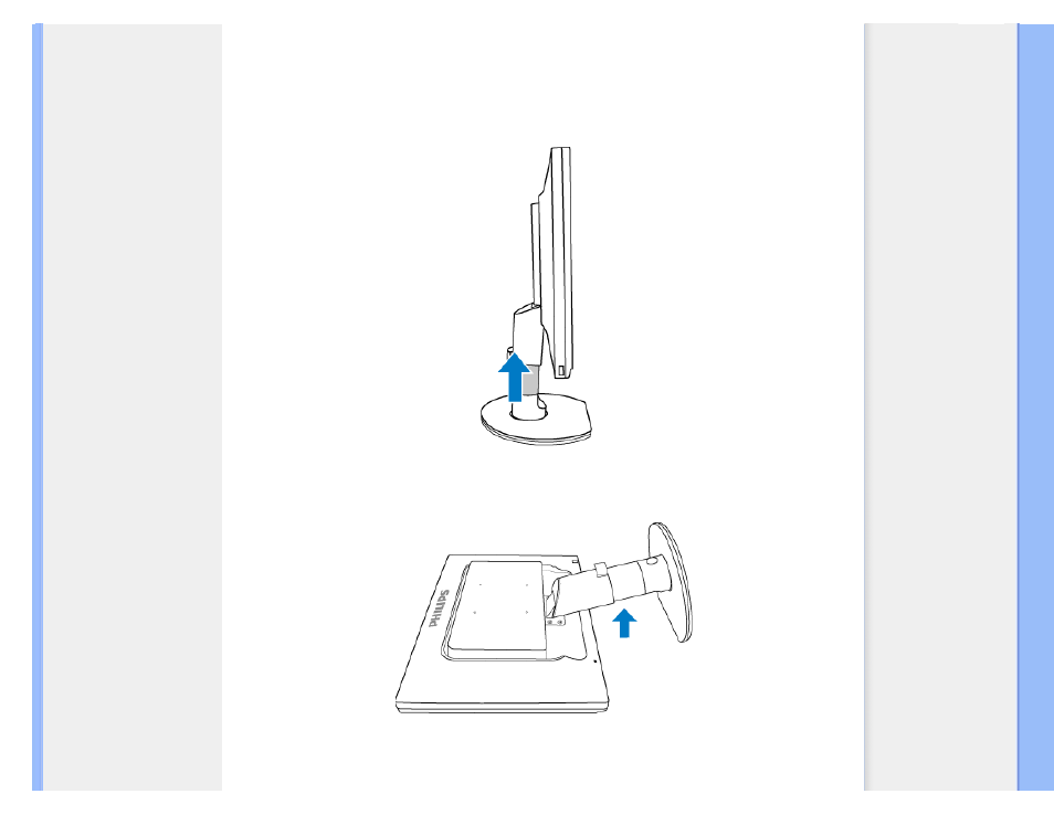 Remove base stand | Philips 19B1AB-00 User Manual | Page 63 / 95