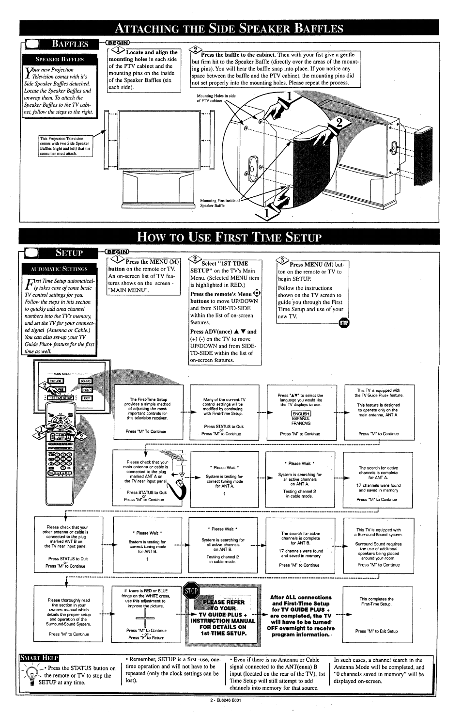 Ttaching, Peaker, Affles | Ais) | Philips MX5471 User Manual | Page 2 / 4