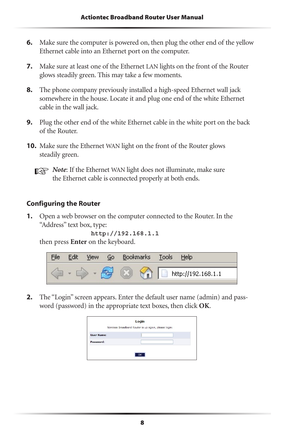 Actiontec electronic RI408 User Manual | Page 11 / 147