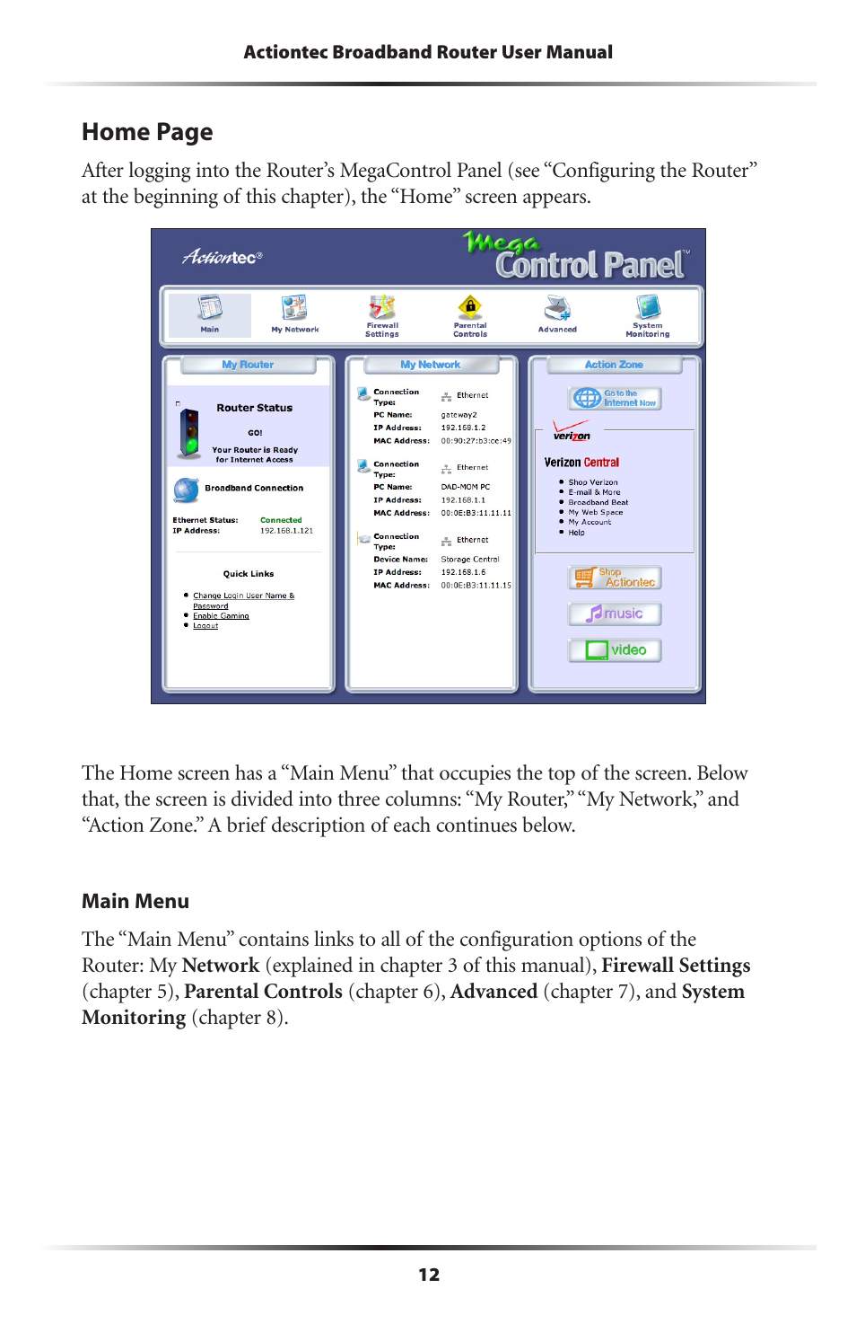 Home page | Actiontec electronic RI408 User Manual | Page 15 / 147
