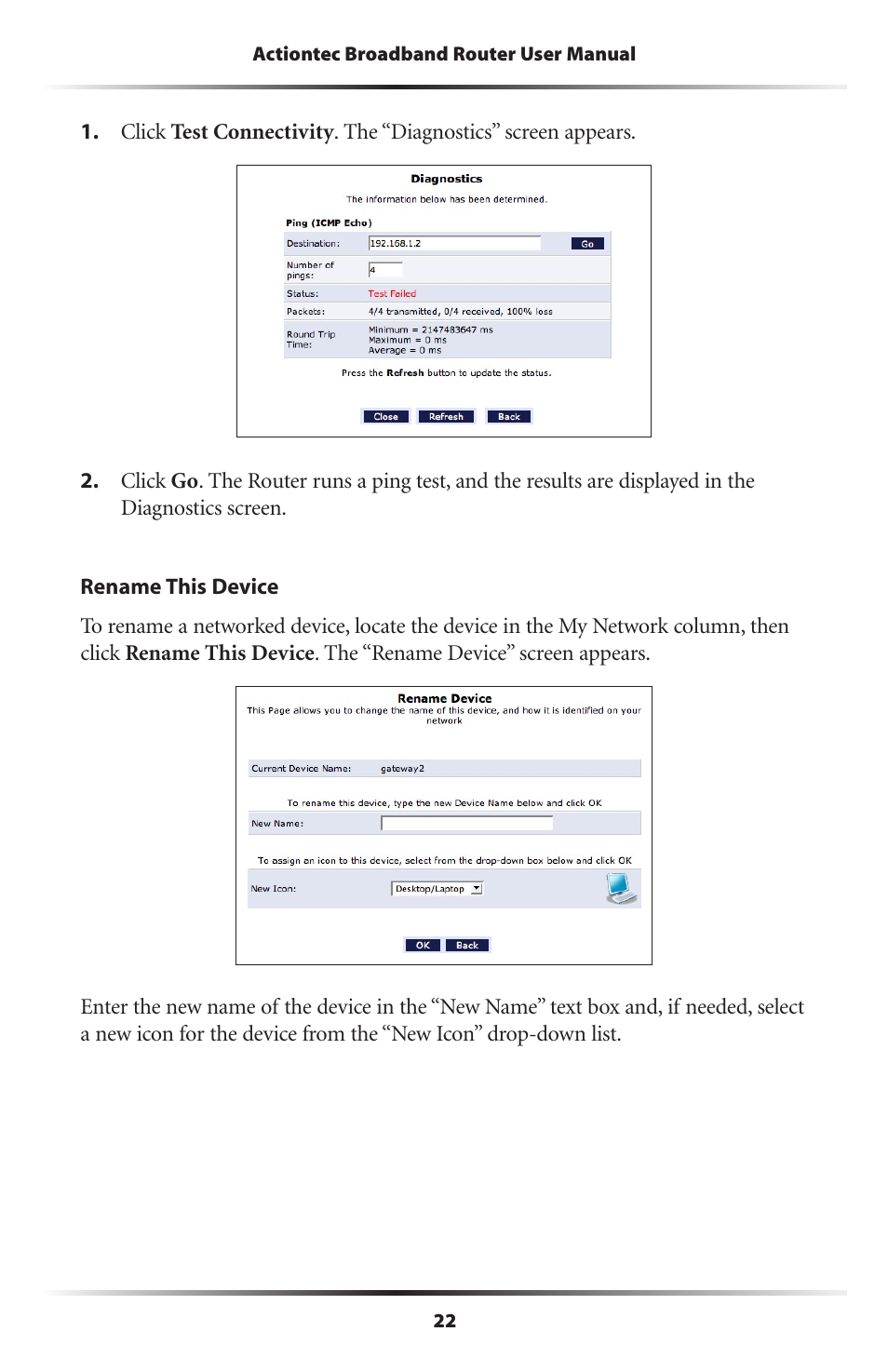 Actiontec electronic RI408 User Manual | Page 25 / 147