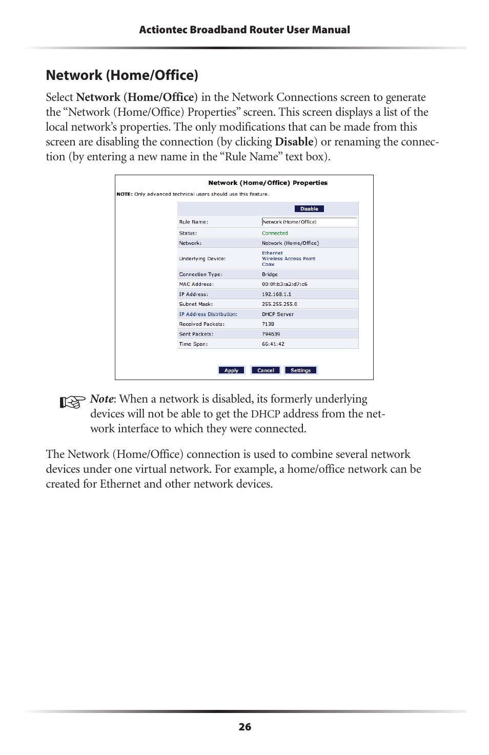 Network (home/office) | Actiontec electronic RI408 User Manual | Page 29 / 147