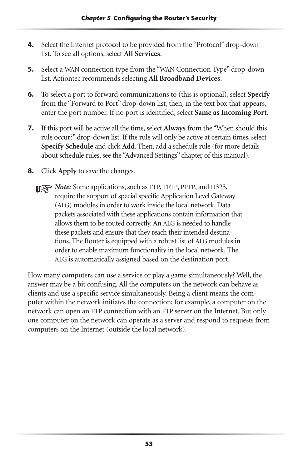 Actiontec electronic RI408 User Manual | Page 56 / 147