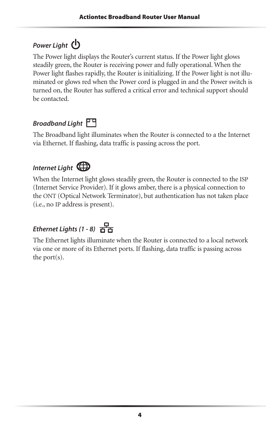 Actiontec electronic RI408 User Manual | Page 7 / 147