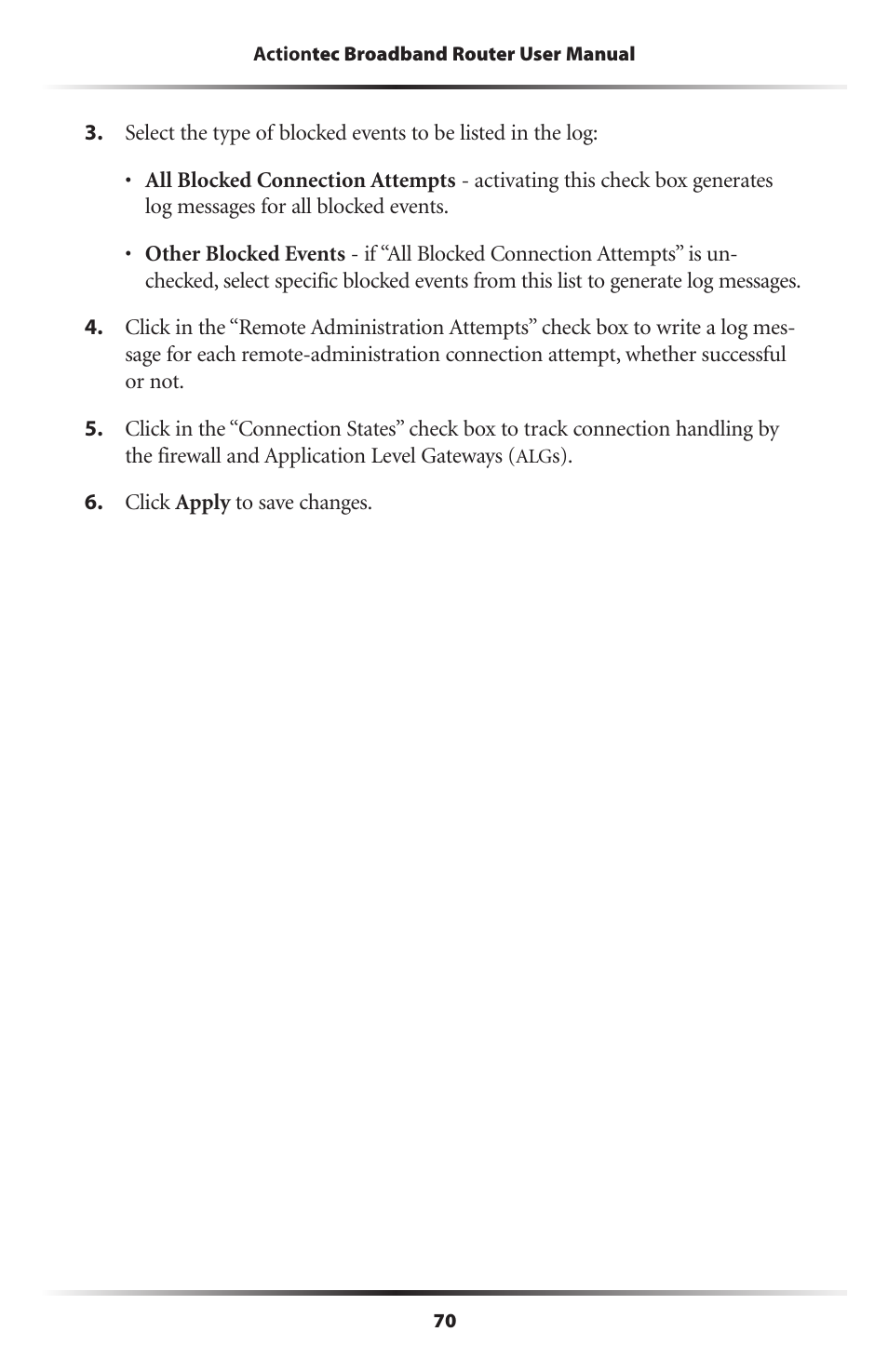 Actiontec electronic RI408 User Manual | Page 73 / 147