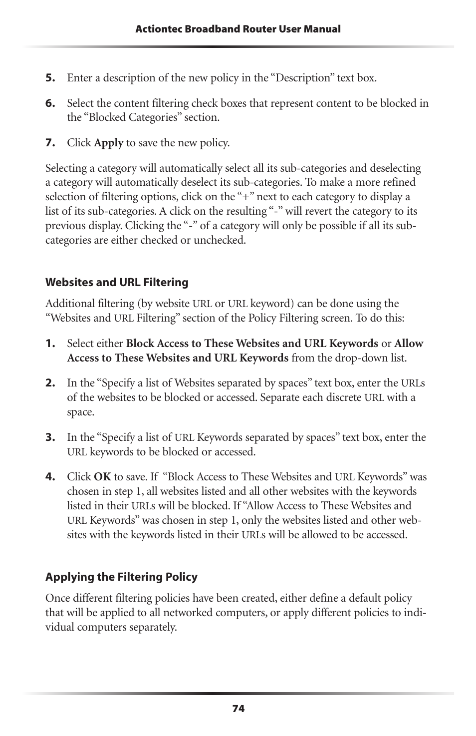 Actiontec electronic RI408 User Manual | Page 77 / 147