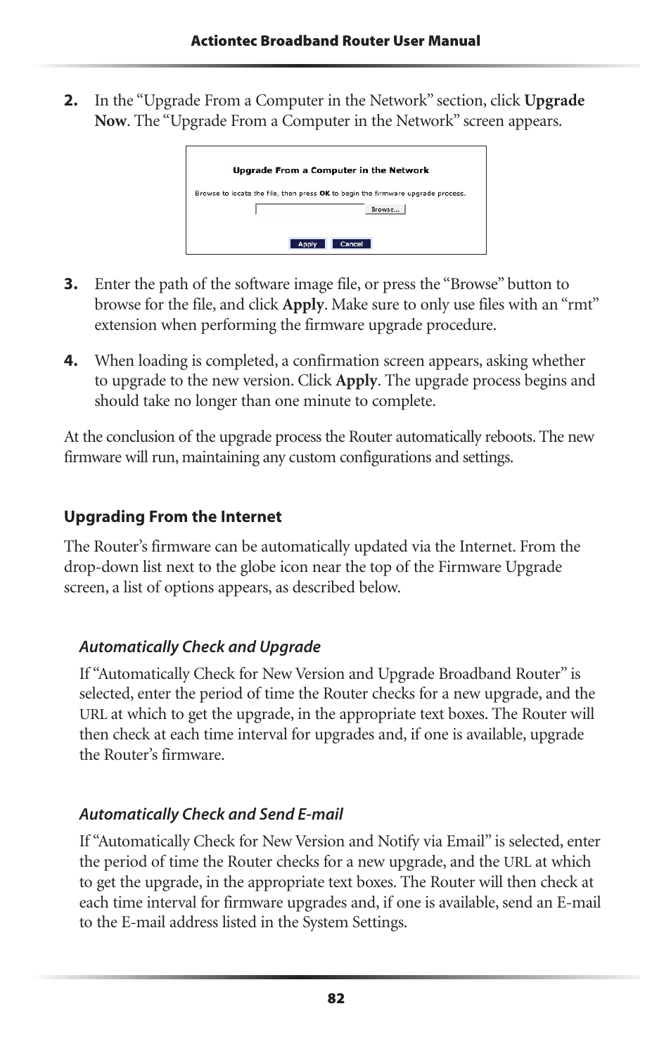 Actiontec electronic RI408 User Manual | Page 85 / 147