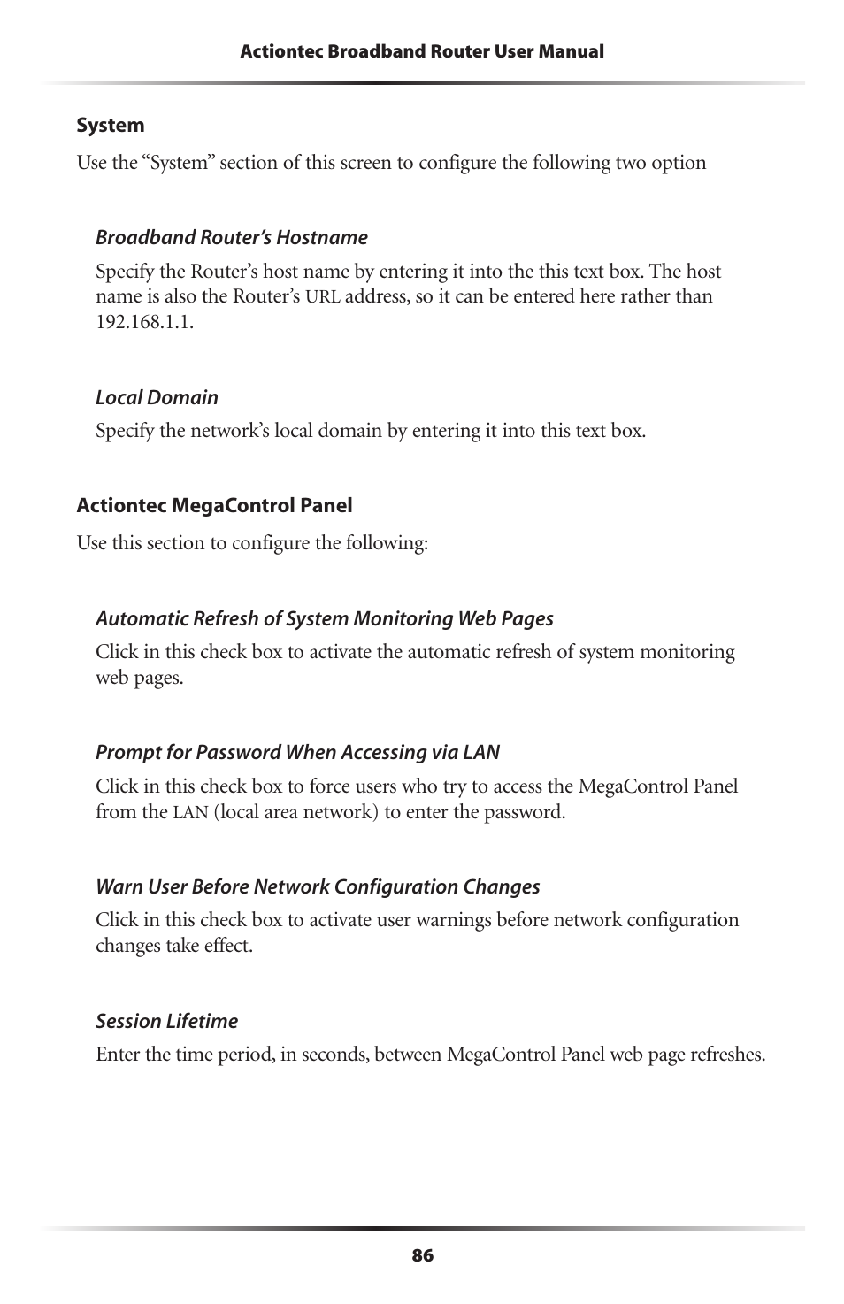 Actiontec electronic RI408 User Manual | Page 89 / 147