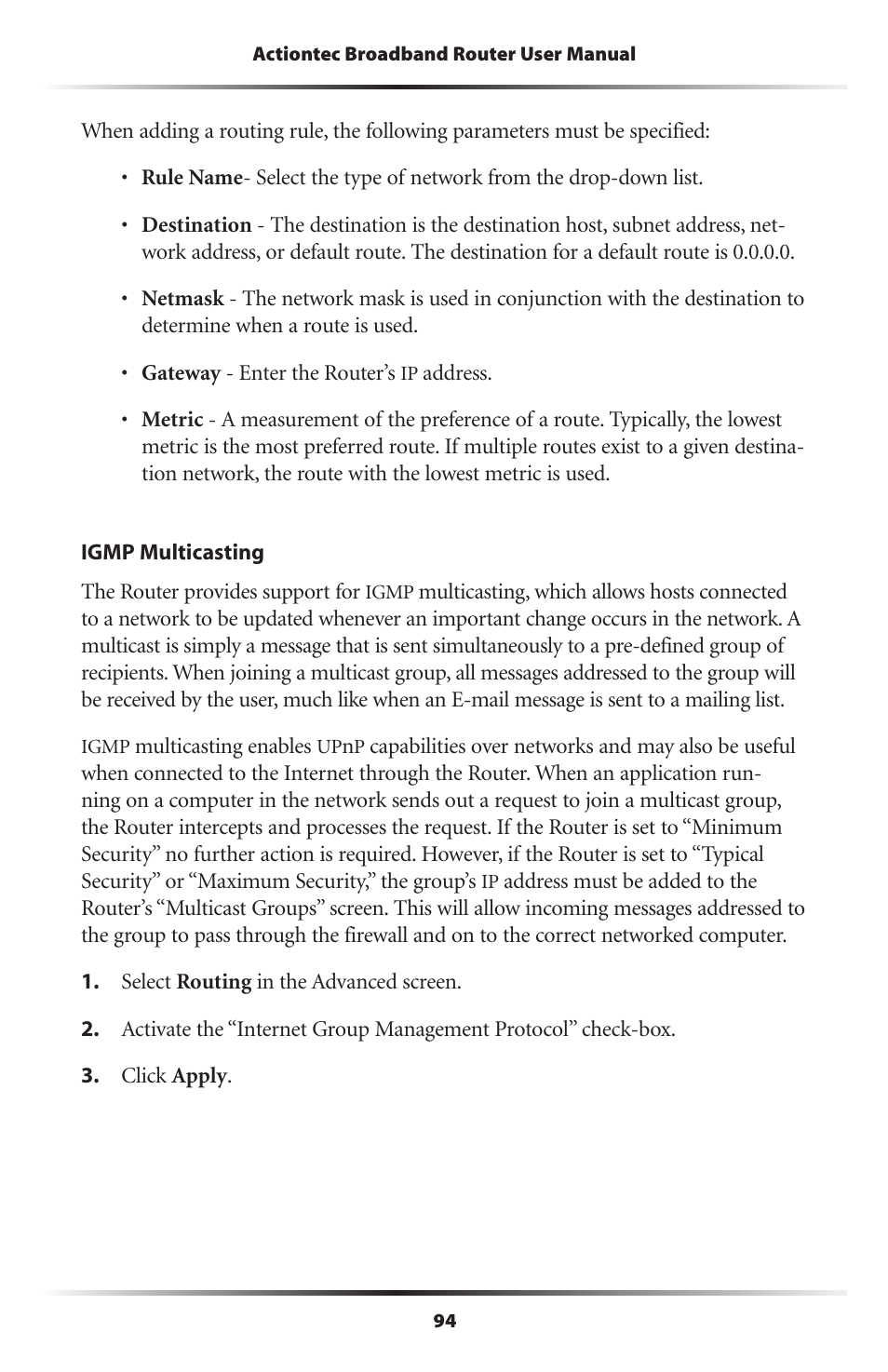 Actiontec electronic RI408 User Manual | Page 97 / 147