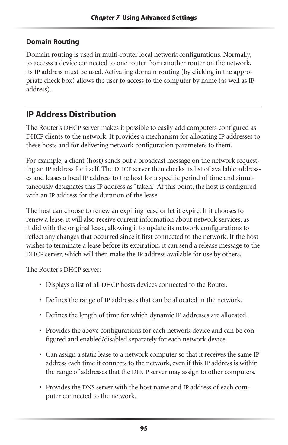 Ip address distribution | Actiontec electronic RI408 User Manual | Page 98 / 147