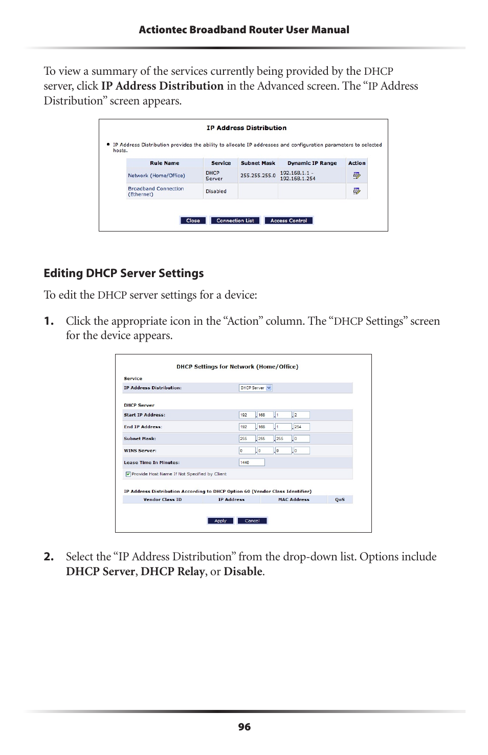 Actiontec electronic RI408 User Manual | Page 99 / 147