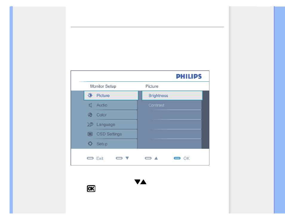 On-screen display | Philips 190B8CB-27 User Manual | Page 73 / 111