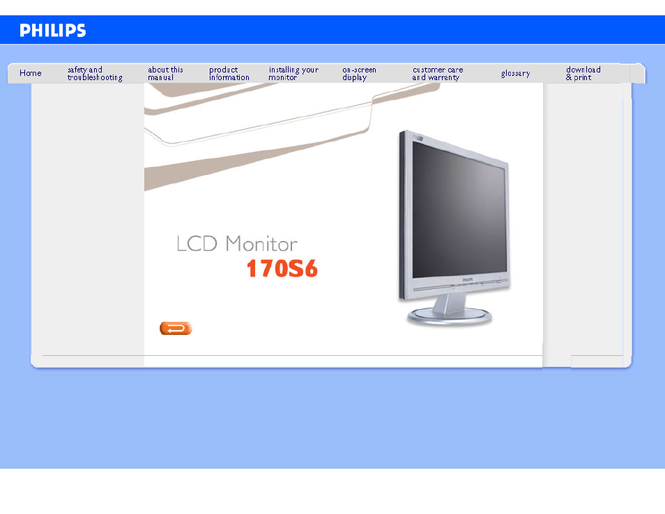 Philips 170S6FB-27 User Manual | 96 pages